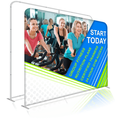 Fabric Tube Frame Displays