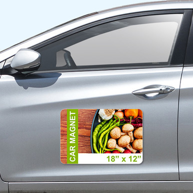 Custom Magnetic Car Door Signs For Business – 2 Pack, Full Vinyl, Personalized