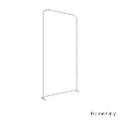 3' Wide Straight Zip Stand Frame Only