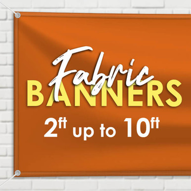 Custom Printed Fabric Banners (Up to 10'x10')