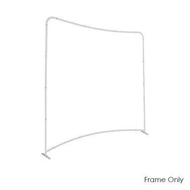 6' x 8' Curved with Feet Zip Frame Only