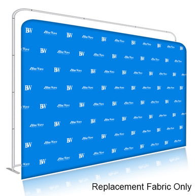 12' x 8' Media Backdrop - Stretch Fabric Zip Stand replacement graphic