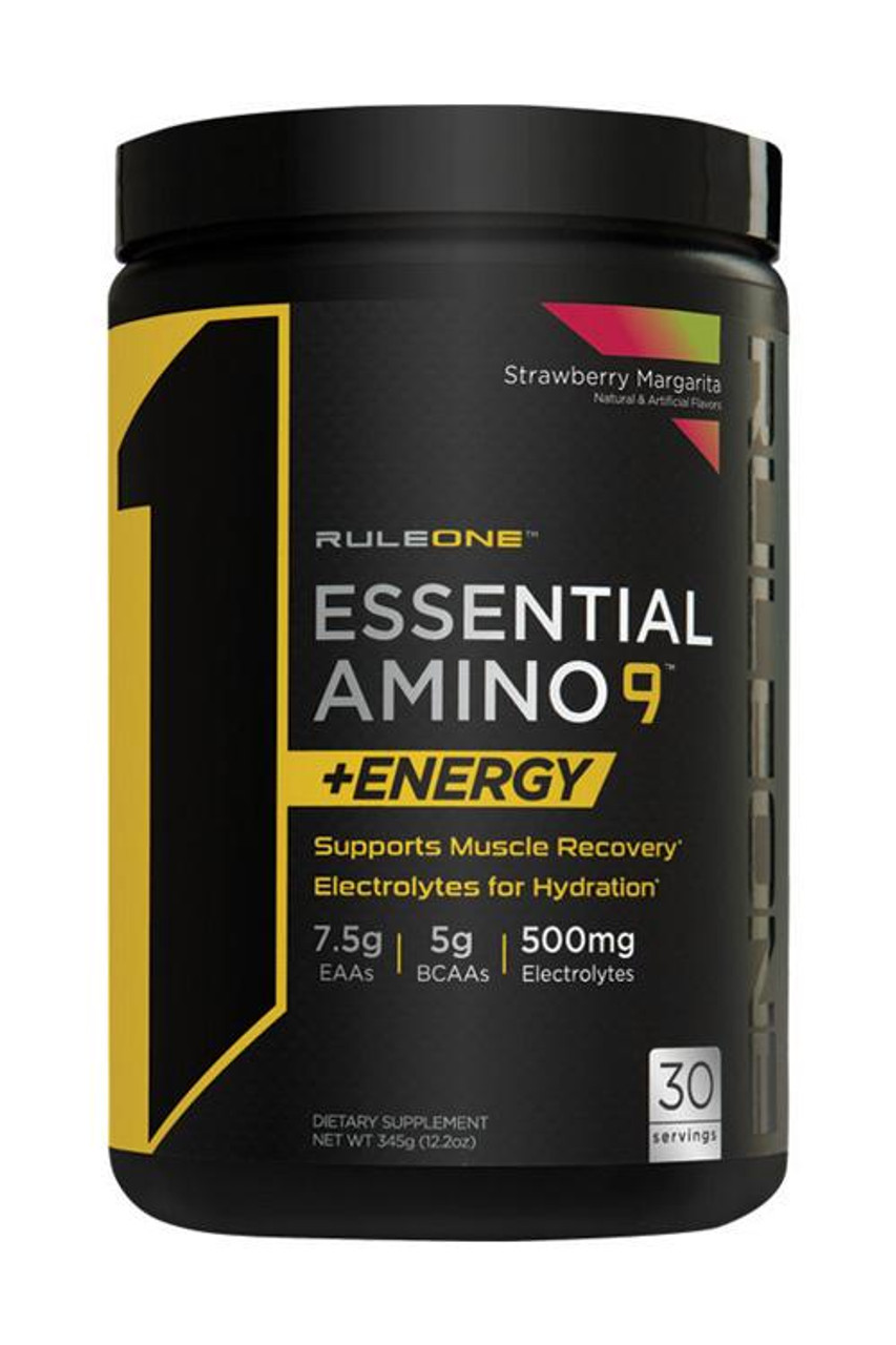 R1 ESSENTIAL AMINO 9 +ENERGY BETTER INPUTS
SUPPORTS MUSCLE RECOVERY, HYDRATION AND ENERGY*
7.5g of essential amino acids
5g of BCAAs
500mg of added electrolytes
130mg of tea leaf extract
Carefully blended and packaged in a GMP facility in the USA
*These statements have not been evaluated by the Food and Drug Administration. This product is not intended to diagnose, treat, cure or prevent any disease.* Per serving.