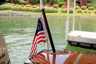 DIY Stern Light and Flag Pole in PVC