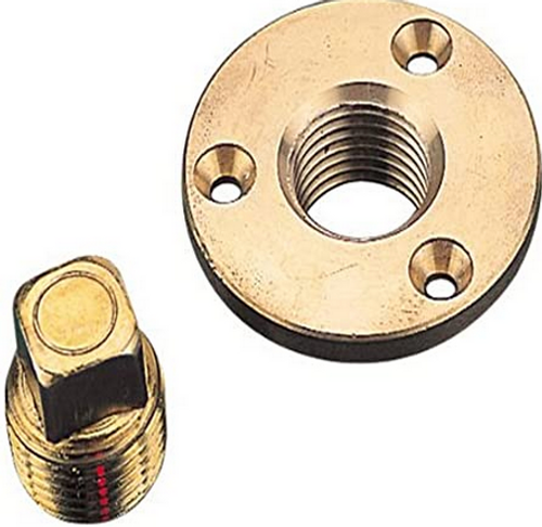 Bronze Garboard Drain & Plug