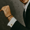 Pop Rigato Rame Silver Bracelet