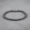 Black Ruthenium Plated Sterling Silver Pop Sleek Chain Bracelet