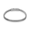Coda Di Volpe Oxidized Silver Chain Bracelet