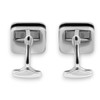 Sports Ice Golf Cufflinks With Black Enamel
