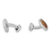 Octagon Semi-Precious Cufflinks With Tiger Eye