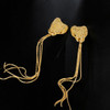 Gold Manasa Waterfall Earrings