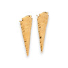 Gold Spearhead Earrings