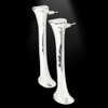 Long Silver Bone Shaped Earrings