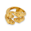 Mini 4 Head Gold Snake Ring