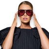 BANG - Gloss Black w. Matte Black Metal Trim / Rose Lens