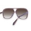 BANG - Transparent Mocha w. Rose Gold Metal Trim / Brown Gradient Lens