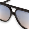BANG - Gloss Black w. Matte Black Metal / Blue to Rose Gradient Lens