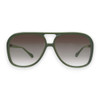 BANG - Army Green w. Gold Metal / Brown Gradient Lens