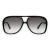 BANG - Gloss Black w. Gold Metal Trim / Black Gradient Lens