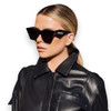 SAVIOR - Gloss Black w. Gold Metal / Black Lens