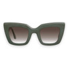 BRIGADA - Matte Army Green / Brown Gradient Lens