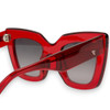 BRIGADA - Transparent Red / Black Gradient Lens