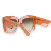 COLTRANE - Transparent Pink w. Blush Corners / Brown Gradient Lens