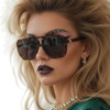RODEO - Dark Tortoise w. Gold Metal / Black Lens