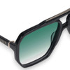 RODEO - Gloss Black w. Gold Metal / Dark Green Gradient Lens