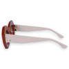 OPERA - Crimson, Alabaster Temples w. Gold Metal / Brown Gradient Lens