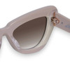 LAFAYETTE - Light Tan Beige Splice w. Rose Gold Metal / Brown Gradient Lens