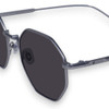 ORB - Matte Silver Japanese Titanium / Black Lens