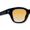 RITUAL - Gloss Black w. Silver Metal / Orange Gradient Lens