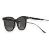 MERCY - Matte Black w. Gloss Black Metal Trim / Black Lens