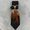 Simple Vaudeville Tie with Feathers