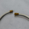 Vaudeville Collar - White leather