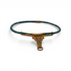 Vaudeville Collar - Turquoise Snake Leather