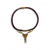 Vaudeville Collar - Rose Snake Leather