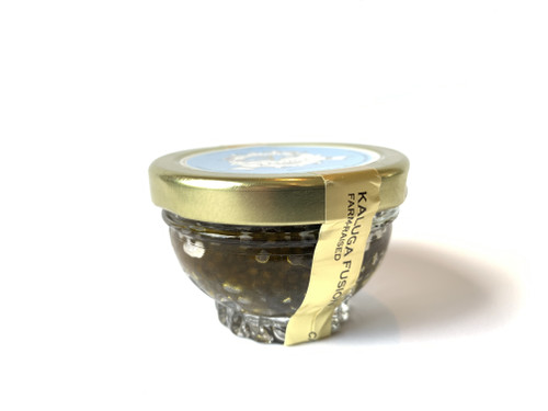 Vaudeville's Premium Kaluga Amber Caviar - 1.75oz Front