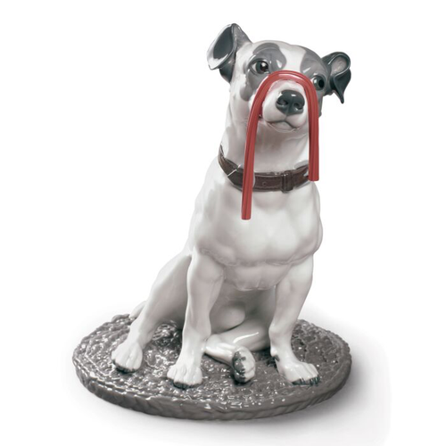 Jack Russell with Licorice Dog Figurine Jack Russell with Licorice Dog Figurine