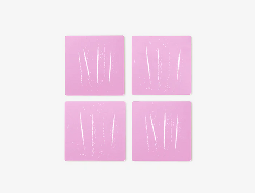 The Night You Left Coasters - Pink