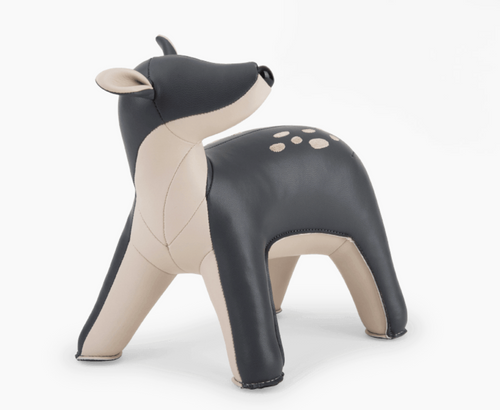 Deer Luke Bookend (Dark Gray + Wheat)