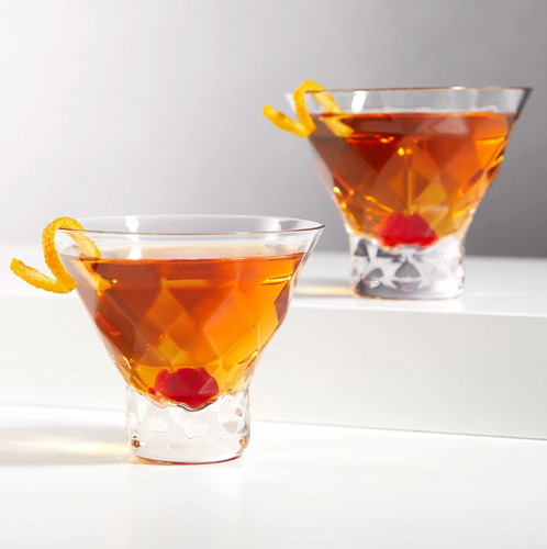 Gem Crystal Martini Glasses by Viski