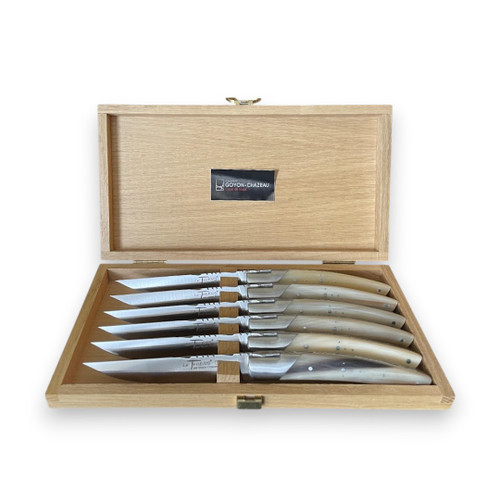 "Pirou" Blonde Horn (SET of 6)