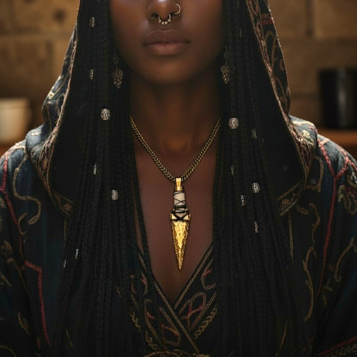 Ethnic Spear Necklace