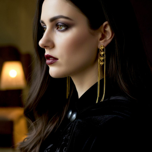 Caterpillar Waterfall Earrings