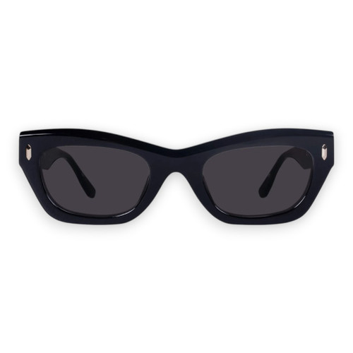 DELANCEY - Gloss Black w. Gold Metal / Black Lens