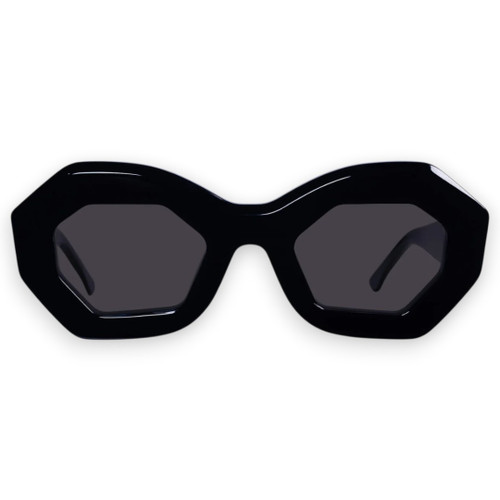 OPERA - Gloss Black w. Gold Metal / Black Lens