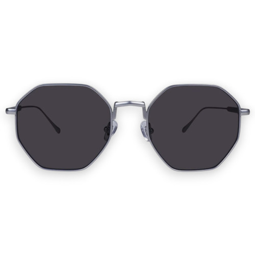 ORB - Matte Silver Japanese Titanium / Black Lens