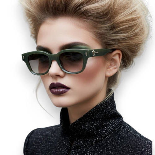 RITUAL - Army Green w. Gold Metal / Brown Gradient Lens